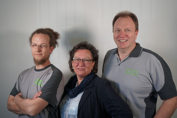 Firmeninhaber Thorsten, Jutta und Joachim Thriene; 7gebirgszelte